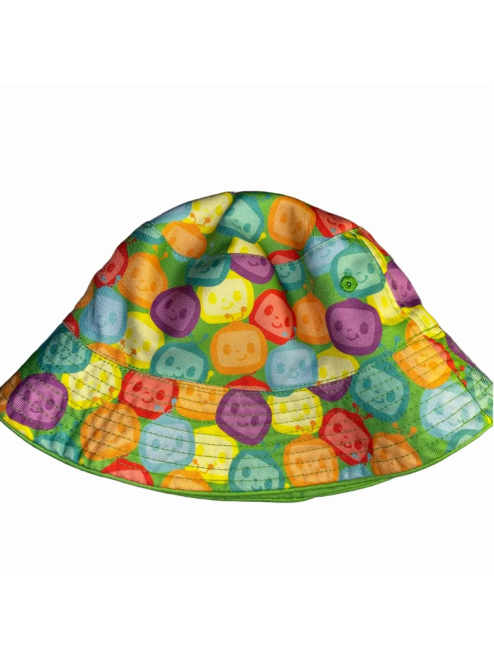 Cocomelon Kids Reversible Bucket Hat Green Multicolor
